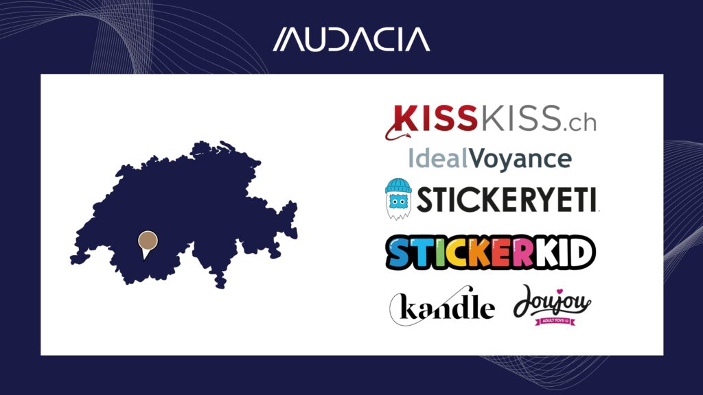 Some of Audacia Holding's acquired brands are mainly active in Switzerland.