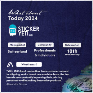The key figures of Stickeryeti after being acquired by Audacia.